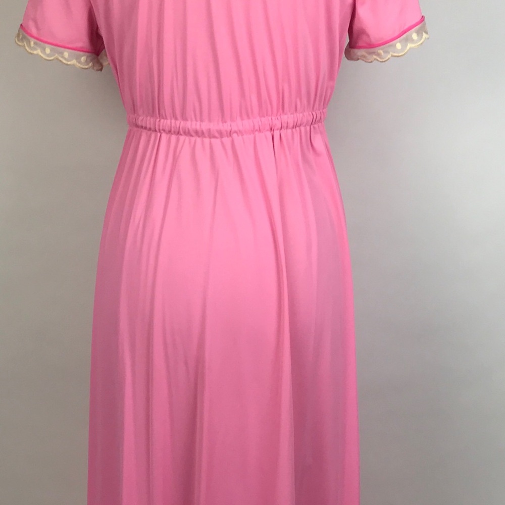 Vintage Vanity Fair Robe Pink Nylon - Picture 8 of 8